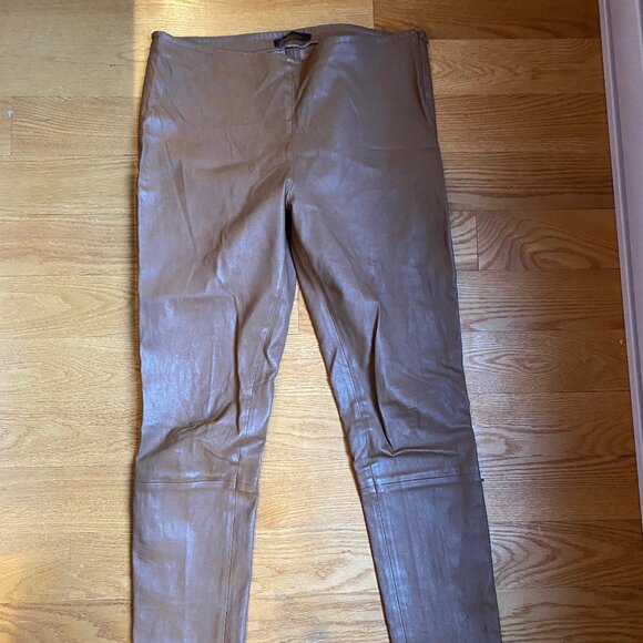 The Row Lambskin Pants/Leggings - Picture 2 of 7